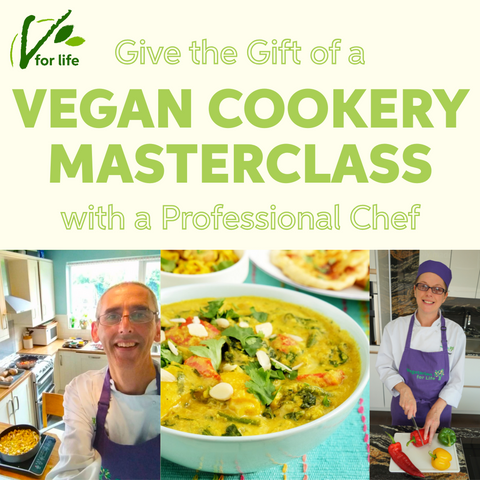 Gift a Vegan Cookery Masterclass experience