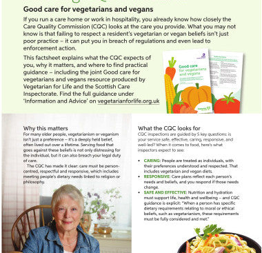 Meeting CQC Standards Factsheet