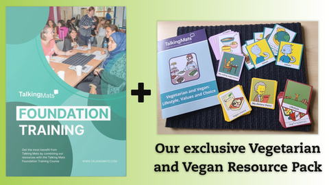Foundation Training (Online) + Vegetarian and Vegan – Talking Mats