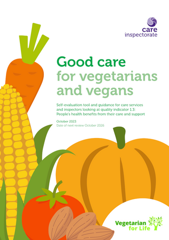 Good Care for Vegetarians and Vegans