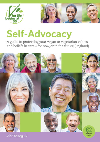 Self-Advocacy Pack for Older Vegetarians and Vegans  no postage