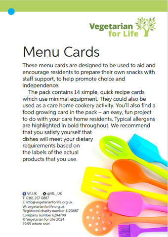 Menu cards