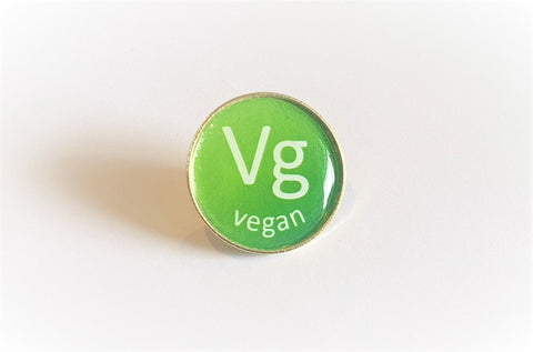 Pin Badge - Vegan No Postage